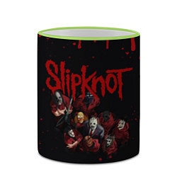 Кружка 3D SLIPKNOT СЛИПКНОТ Z, цвет: 3D-светло-зеленый кант — фото 2