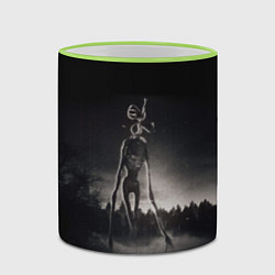 Кружка 3D СИРЕНОГОЛОВЫЙ старый фильм, цвет: 3D-светло-зеленый кант — фото 2
