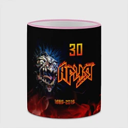 Кружка 3D Ария 30 лет 1985 - 2015, цвет: 3D-розовый кант — фото 2