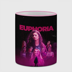 Кружка 3D Euphoria team, цвет: 3D-розовый кант — фото 2