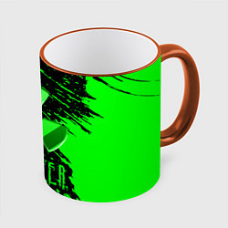 Кружка 3D S T A L K E R NEON СТАЛКЕР, цвет: 3D-оранжевый кант