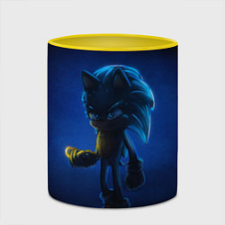 Кружка 3D SONIC СОНИК Z, цвет: 3D-белый + желтый — фото 2