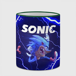 Кружка 3D SONIC СОНИК Z, цвет: 3D-зеленый кант — фото 2