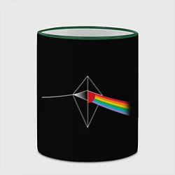 Кружка 3D No mens sky x Pink Floyd, цвет: 3D-зеленый кант — фото 2