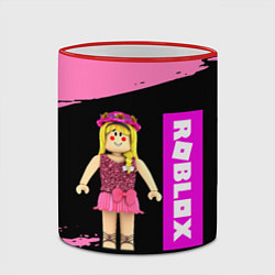 Кружка 3D BARBIE ROBLOX РОБЛОКС Z, цвет: 3D-красный кант — фото 2