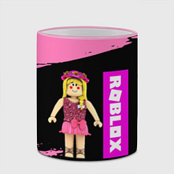 Кружка 3D BARBIE ROBLOX РОБЛОКС Z, цвет: 3D-розовый кант — фото 2