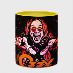 Кружка 3D Ozzy Osbourne, цвет: 3D-белый + желтый — фото 2