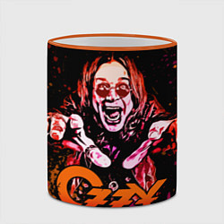 Кружка 3D Ozzy Osbourne, цвет: 3D-оранжевый кант — фото 2
