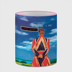 Кружка 3D Earthling - David Bowie, цвет: 3D-розовый кант — фото 2