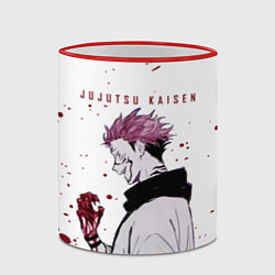 Кружка 3D Ryomen Sukuna Jujutsu Kaisen, цвет: 3D-красный кант — фото 2