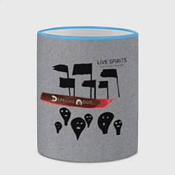 Кружка 3D LiVE SPiRiTS SOUNDTRACK - Depeche Mode, цвет: 3D-небесно-голубой кант — фото 2
