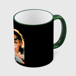 Кружка 3D Young Americans - David Bowie, цвет: 3D-зеленый кант