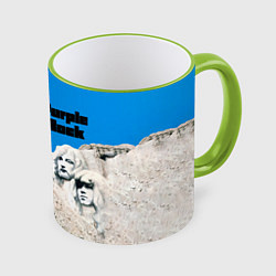 Кружка 3D Deep Purple in Rock, цвет: 3D-светло-зеленый кант