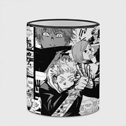 Кружка 3D Манга Jujutsu Kaisen, цвет: 3D-черный кант — фото 2