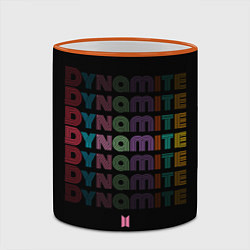 Кружка 3D DYNAMITE BTS, цвет: 3D-оранжевый кант — фото 2