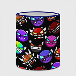 Кружка 3D Geometry Dash: Demons Squad, цвет: 3D-синий кант — фото 2