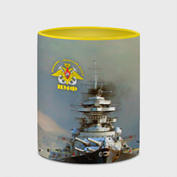 Кружка 3D ВМФ Военно-Морской Флот, цвет: 3D-белый + желтый — фото 2