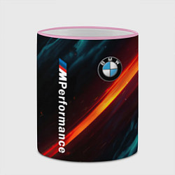 Кружка 3D BMW M PERFORMANCE NEON БМВ М НЕОН, цвет: 3D-розовый кант — фото 2