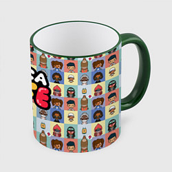 Кружка 3D Toca Life, цвет: 3D-зеленый кант