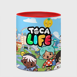 Кружка 3D Toca Life, цвет: 3D-белый + красный — фото 2