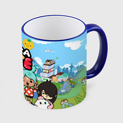 Кружка 3D Toca Life, цвет: 3D-синий кант
