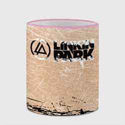 Кружка 3D Linkin Park Рок Группа Линкин Парк, цвет: 3D-розовый кант — фото 2