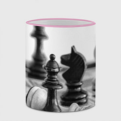 Кружка 3D Шах и мат Шахматы, цвет: 3D-розовый кант — фото 2