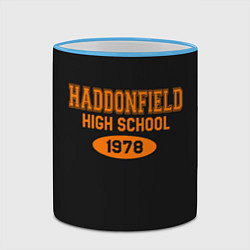 Кружка 3D Haddonfield High School 1978, цвет: 3D-небесно-голубой кант — фото 2