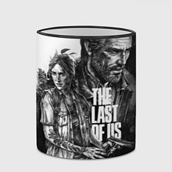 Кружка 3D THE LAST OF US ЧЁРНО БЕЛЫЙ, цвет: 3D-черный кант — фото 2