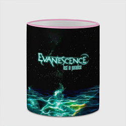 Кружка 3D Evanescence lost in paradise, цвет: 3D-розовый кант — фото 2