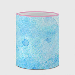 Кружка 3D Пузыри воздуха, цвет: 3D-розовый кант — фото 2