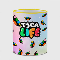 Кружка 3D Toca Life: Smile Logo, цвет: 3D-желтый кант — фото 2