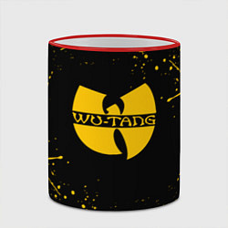 Кружка 3D WU-TANG CLAN БРЫЗГИ КРАСОК, цвет: 3D-красный кант — фото 2