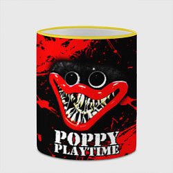 Кружка 3D ХАГГИ ВАГГИ, цвет: 3D-желтый кант — фото 2