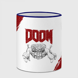 Кружка 3D Владычица пауков Doom, цвет: 3D-синий кант — фото 2