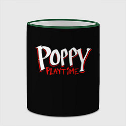 Кружка 3D Poppy Playtime: Logo, цвет: 3D-зеленый кант — фото 2