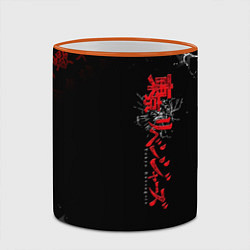 Кружка 3D TOKYO REVENGERS RED STYLE TEAM, цвет: 3D-оранжевый кант — фото 2