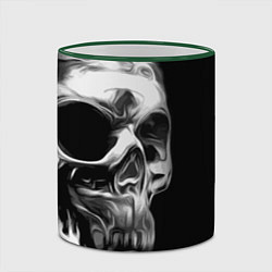 Кружка 3D Vanguard skull 2022, цвет: 3D-зеленый кант — фото 2