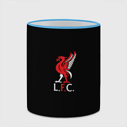 Кружка 3D Leverpool YNWA, цвет: 3D-небесно-голубой кант — фото 2