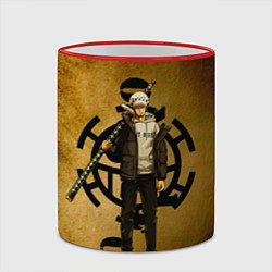 Кружка 3D Трафальгар Ло One Piece c нодати, цвет: 3D-красный кант — фото 2