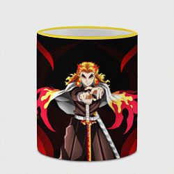 Кружка 3D РЕГНОКУ КЛИНОК ДЕМОНОВ KNY, цвет: 3D-желтый кант — фото 2