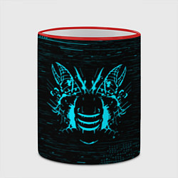 Кружка 3D DEAD SPACE АЙЗЕК КЛАРК НЕОН МЁРТВЫЙ КОСМОС, цвет: 3D-красный кант — фото 2