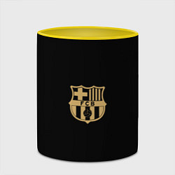 Кружка 3D Golden Barca, цвет: 3D-белый + желтый — фото 2