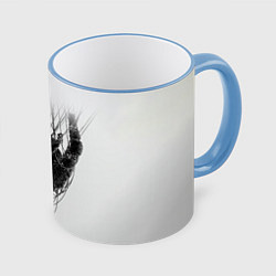 Кружка 3D The Nothing - Korn, цвет: 3D-небесно-голубой кант