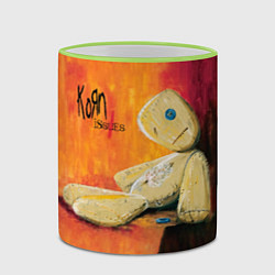 Кружка 3D Issues - Korn, цвет: 3D-светло-зеленый кант — фото 2