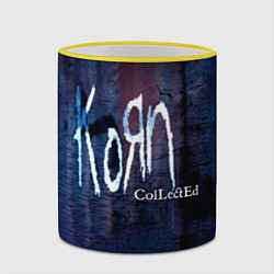 Кружка 3D Collected - Korn, цвет: 3D-желтый кант — фото 2