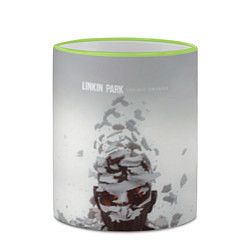 Кружка 3D Living Things - Linkin Park, цвет: 3D-светло-зеленый кант — фото 2