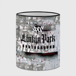 Кружка 3D LP Underground 3 0 - Linkin Park, цвет: 3D-черный кант — фото 2