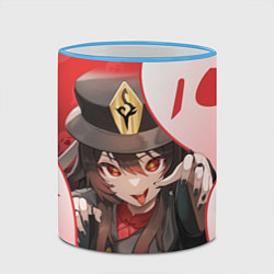 Кружка 3D ХУ ТАО С ПРИЗРАКАМИ, цвет: 3D-небесно-голубой кант — фото 2