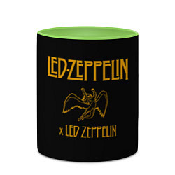 Кружка 3D Led Zeppelin x Led Zeppelin, цвет: 3D-белый + светло-зеленый — фото 2